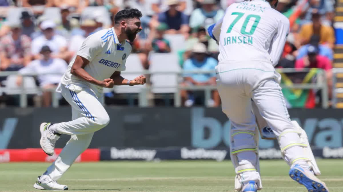 MOHAMMED SIRAJ TOOK 5 WICKETS HAUL IN IND VS SA 2ND TEST