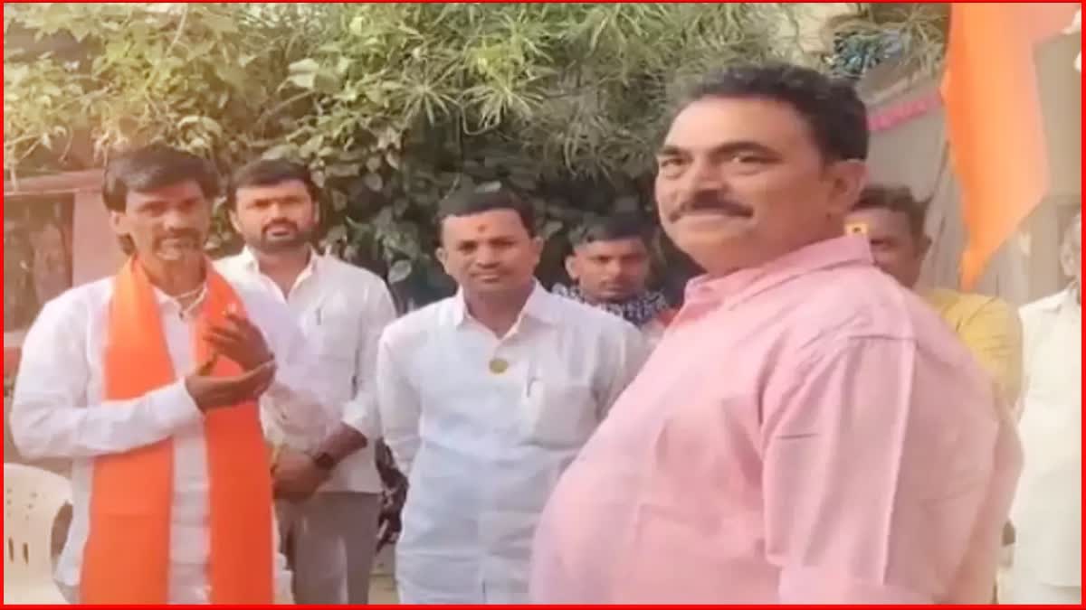 Actor Sayaji Shinde Meets Jarange Patil