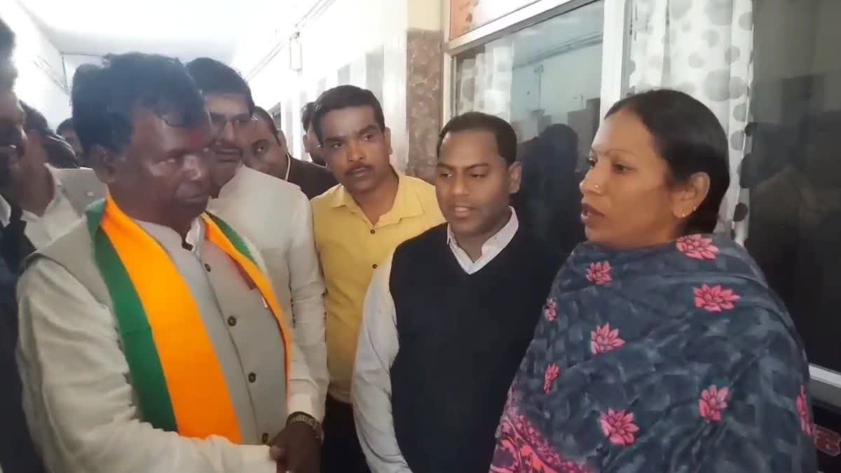 MLA Surprise inspection in Surajpur District Hospital ​