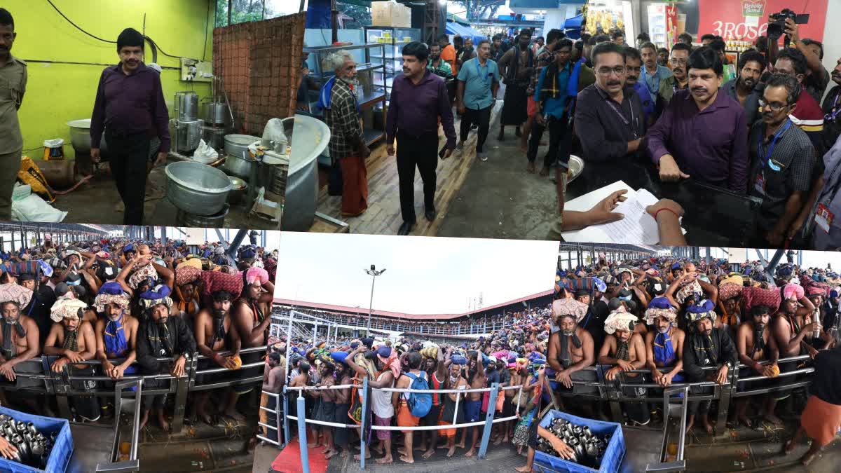 pta sabarimala  collector assess  സന്നിധാനത്ത് തിരക്ക്  പത്തനംതിട്ട കളക്‌ടര്‍  ഒരുക്കങ്ങള്‍ ശബരിമല