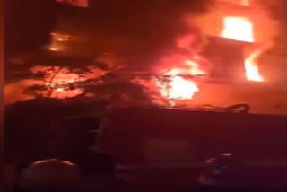 A blaze broke out at a factory in the early hours of Wednesday in Delhi's Bawana industrial area. Fortunately, no one was injured and no casualties were reported.Upon receiving information, a total of 25 fire tenders rushed to the spot and started an operation