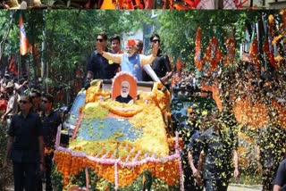 Bjp Election Campaign  PM Modi today in Trissur  റോഡ് ഷോ മഹിള സമ്മേളനം  സ്ത്രീശക്തി മോദിക്കൊപ്പം