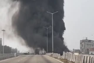 WATCH: Diesel tanker goes up in smoke on Punjab highway