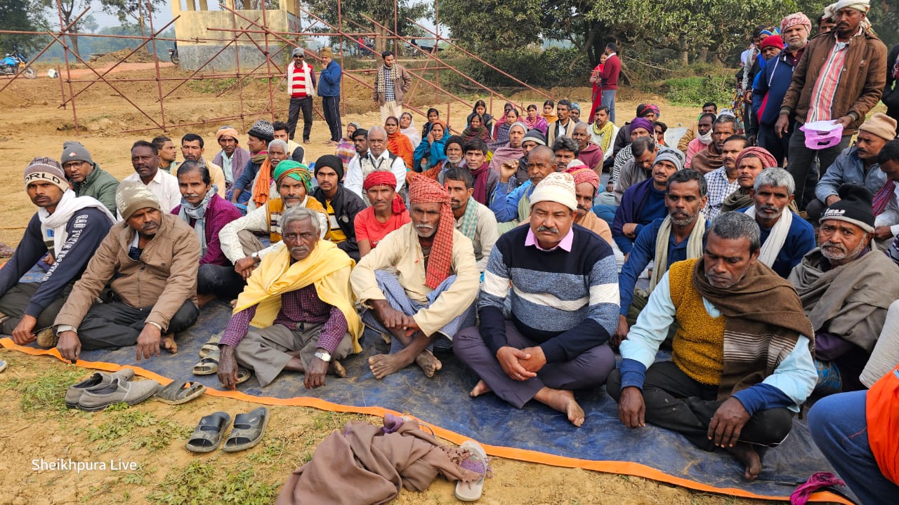 Farmers Protest In Sheikhpura