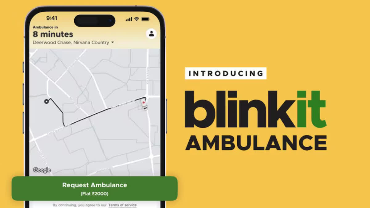 Blinkit launches 10-minute ambulance service