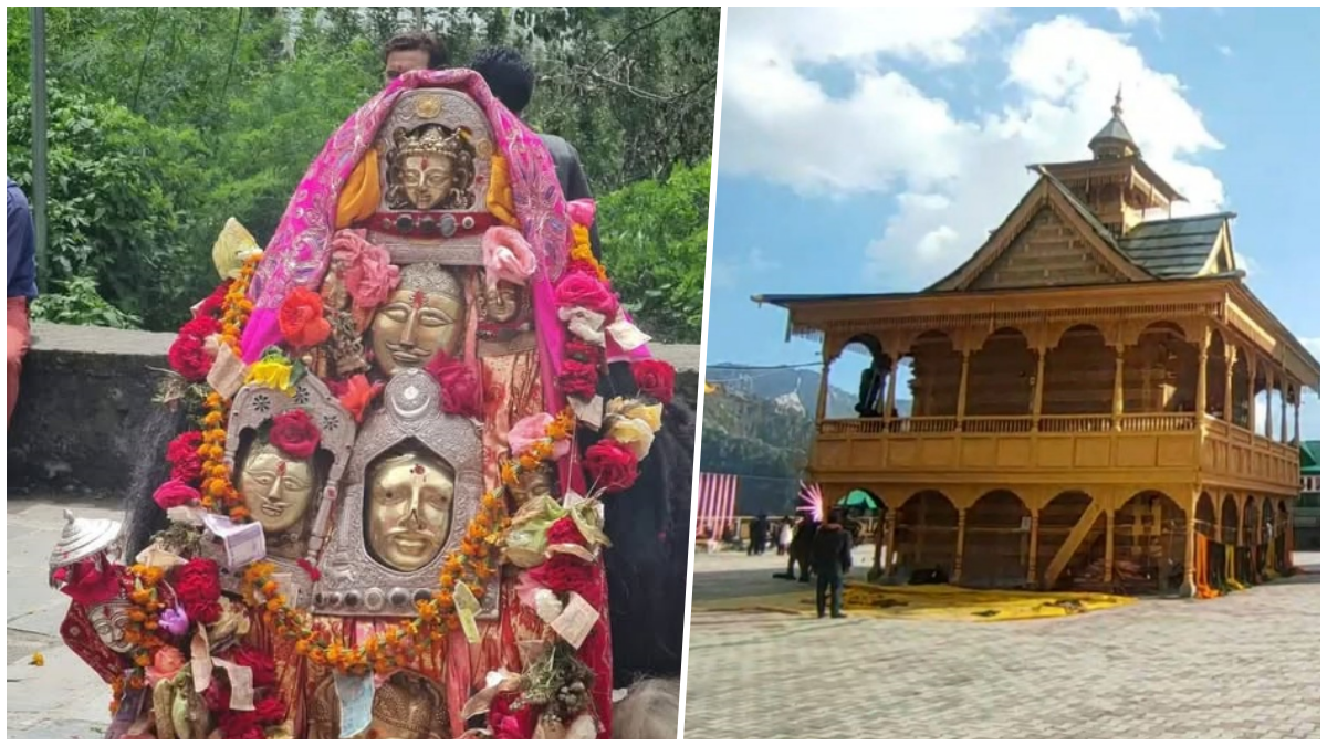 बकरालू जी महाराज का रथ और मंदिर