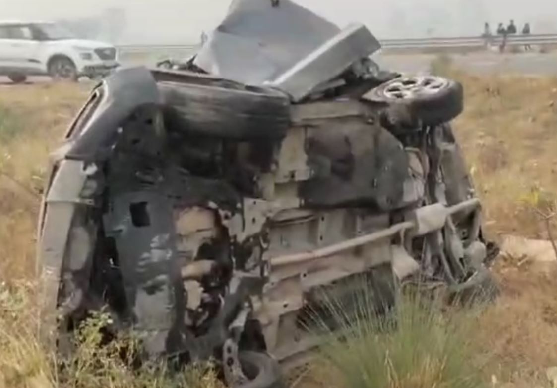 Accident On Delhi Mumbai Expressway