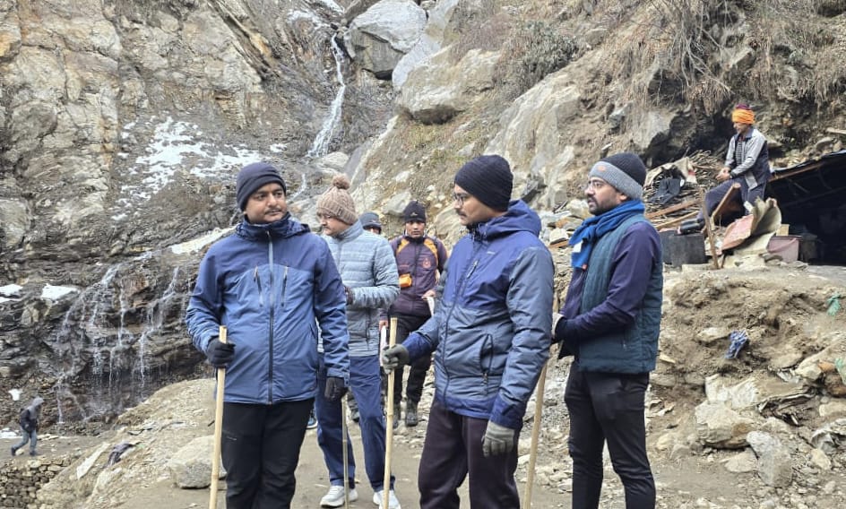 snowfall in kedarnath