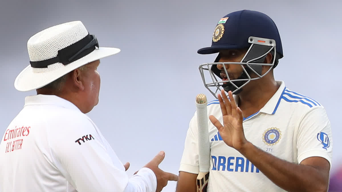 Ravichandran Ashwin Marais Erasmus  R Ashwin and Umpire Heated Chat  India vs England 2nd Test  രവിചന്ദ്രന്‍ അശ്വിന്‍ അംപയര്‍