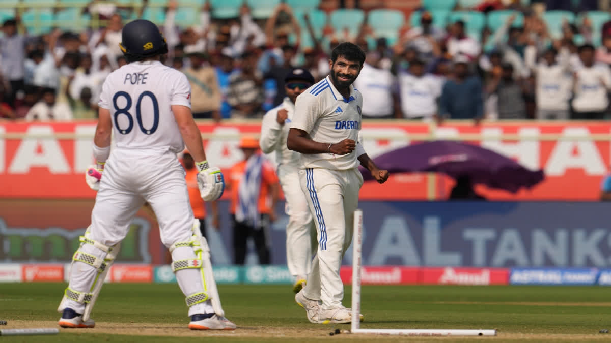 Bumrah created history in Vizag Test.