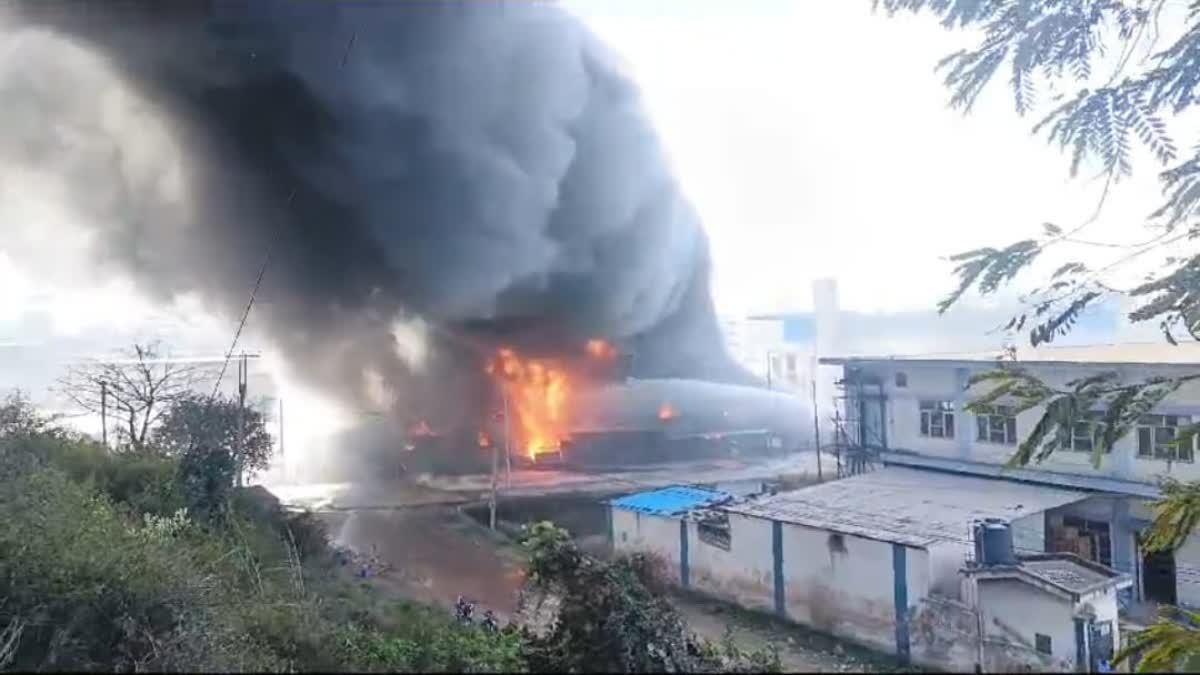 Baddi cosmetics factory fire