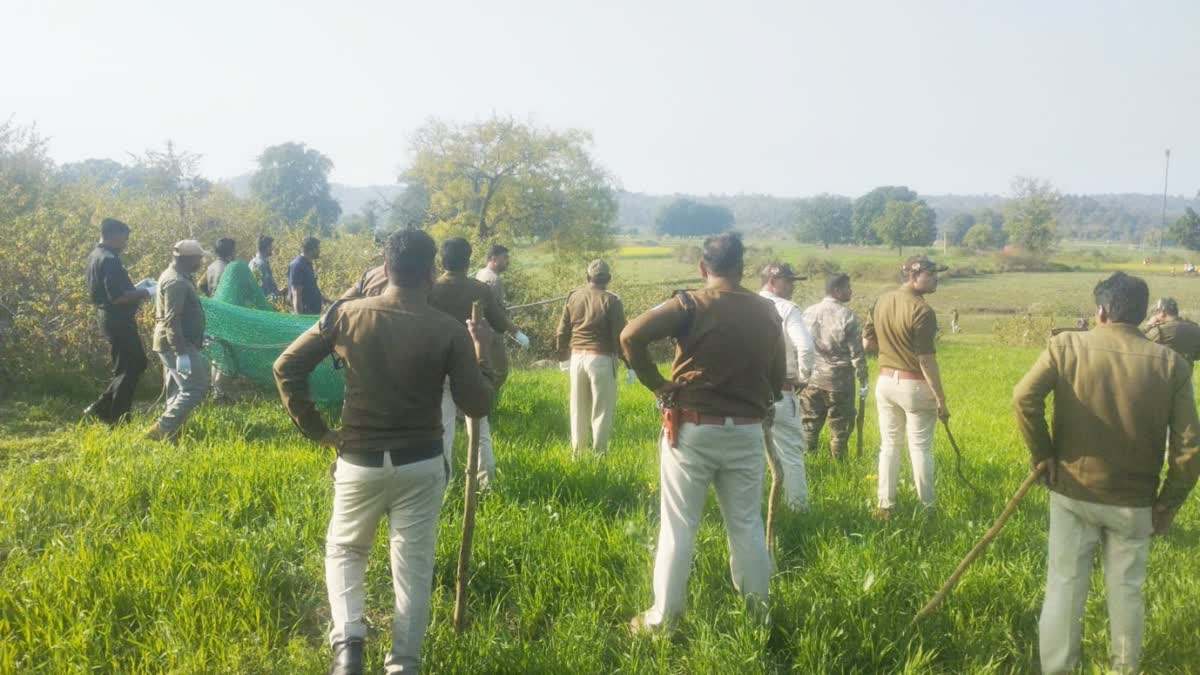 leopard attack youth forest department team rescue