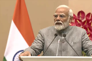 Prime Minister Narendra Modi addresses CASGC 2024 in New Delhi.