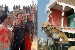 पटना में मेट्रो निर्माण के लिए तोड़ा घर