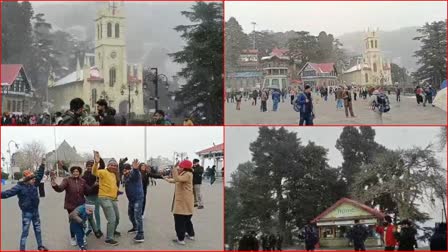 Snowfall in Shimla