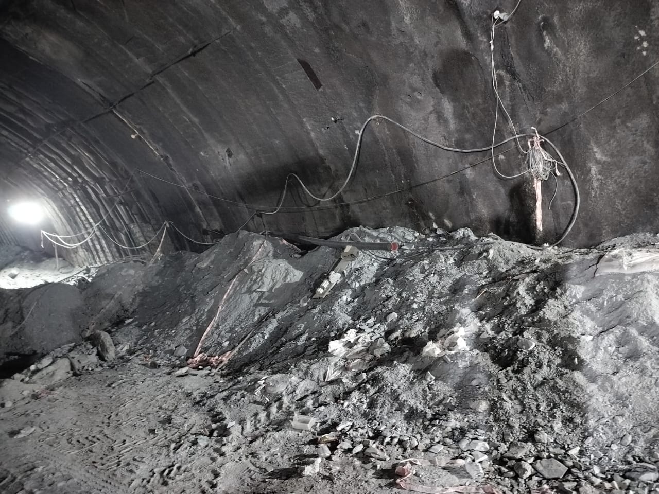 Dewatering of Silkyara Tunnel