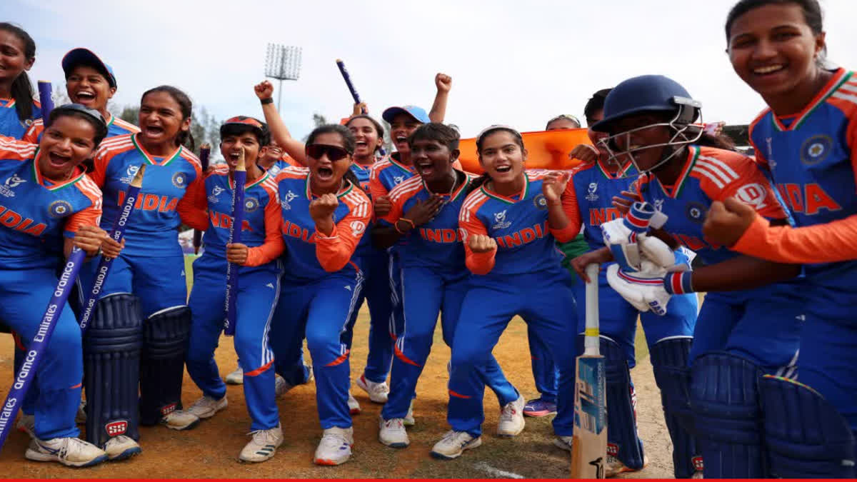 BCCI showered money on the Indian team that won the Women's Under-19 T20 World Cup title