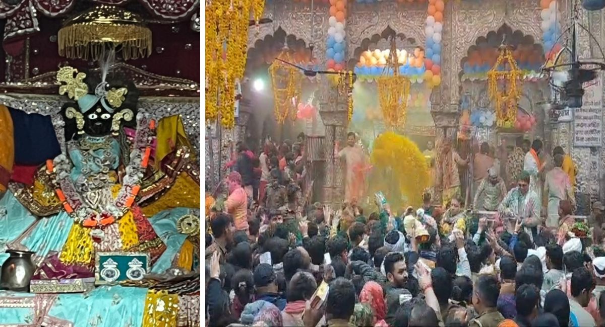 मंदिर में उमड़ा भक्तों का सैलाब