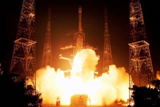 100th Rocket launch image from Sathish Dhawan Space Centre