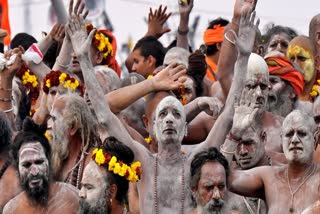 ಮಹಾಕುಂಭಮೇಳದಲ್ಲಿ ಪುಣ್ಯಸ್ನಾನ ಮಾಡಿದ ನಾಗಾಸಾಧುಗಳು