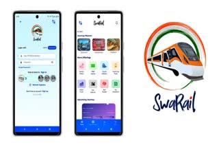 INDIAN RAILWAY TICKET BOOKING  ഇന്ത്യൻ റെയിൽവേ  സ്വറെയിൽ ആപ്പ്  SWARAIL SUPER APP USE