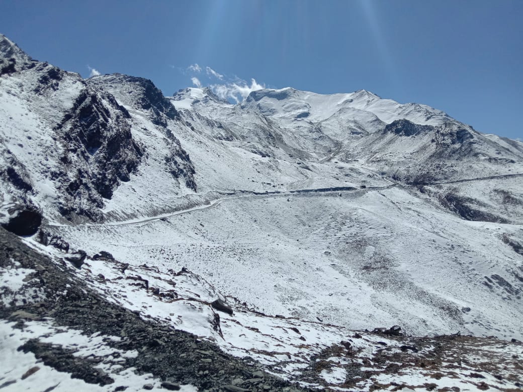 Snowfall in Tawang