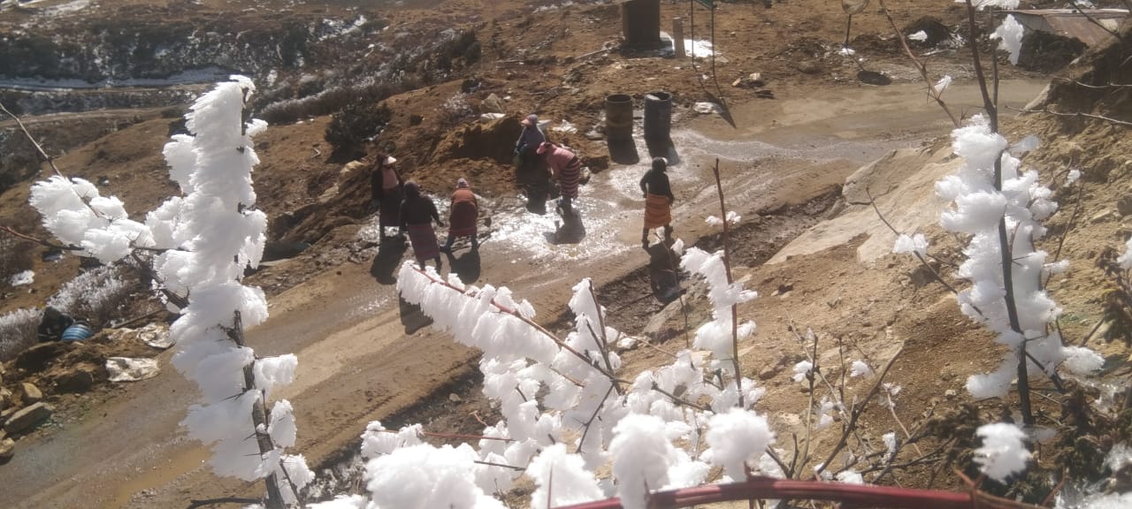 Snowfall in Tawang