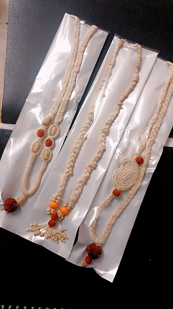 jewellery made from Khadi