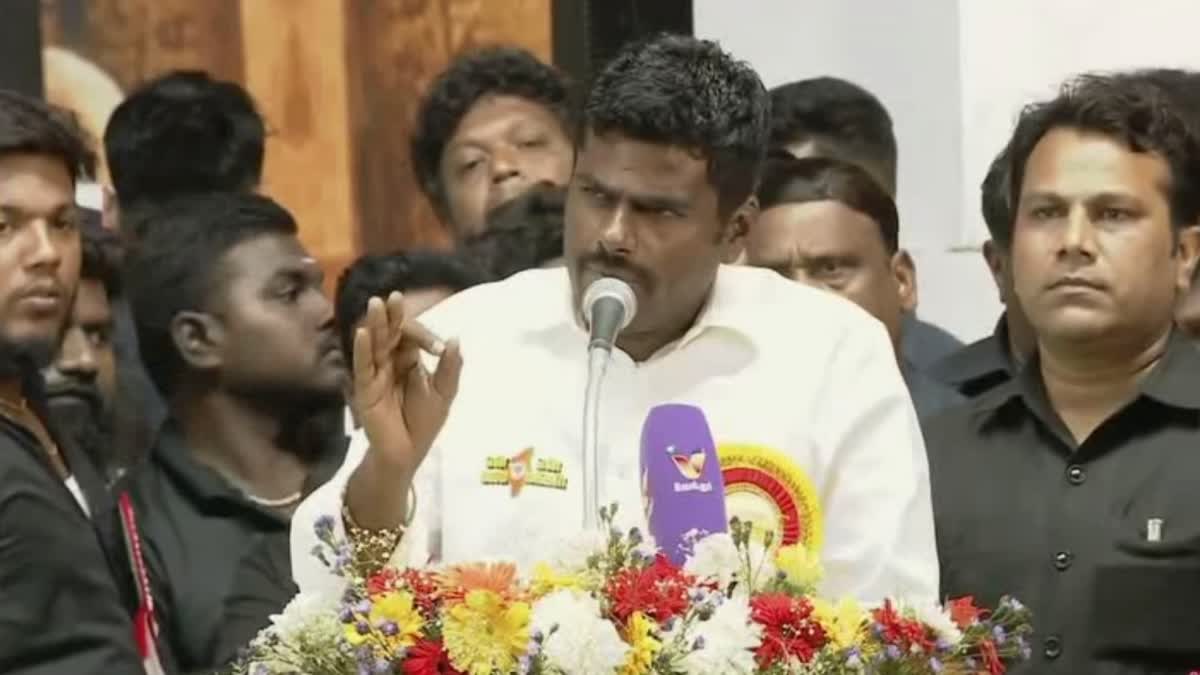 BJP state president Annamalai comments on Dravidian parties in TN
