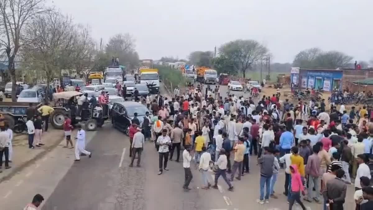 shivpuri kisan highway jam