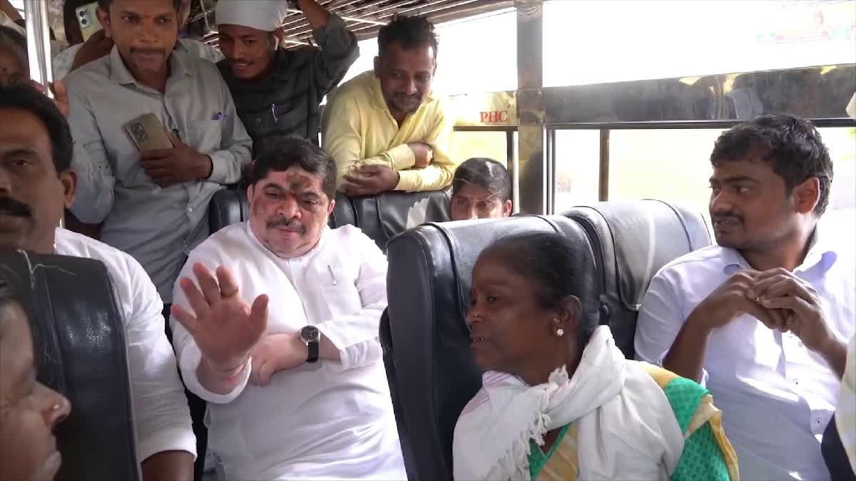 Minister Ponnam RTC Journey