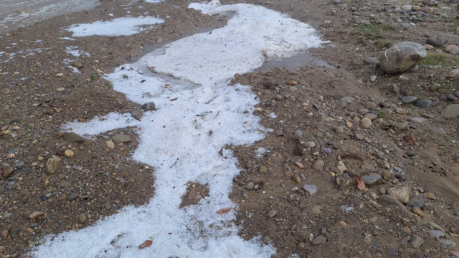 Hailstorm in Ramnagar