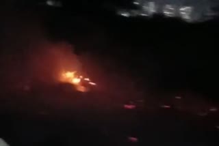 Fire breaks out in slums