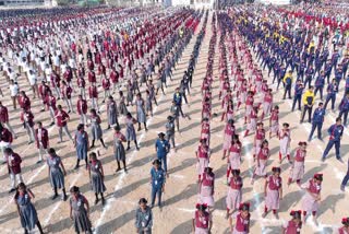 Thwikando performance in India Book of Records In Nizamabad