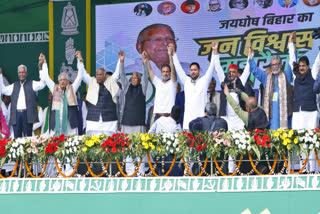 The Opposition bloc INDIA launched its campaign for the coming Lok Sabha polls from Patna on Sunday and vowed to defeat the BJP in two big states Uttar Pradesh and Bihar, which together send 120 seats to the 543-member lower house of Parliament.