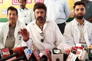 Balakrishna Visit Then Cancer Screening Mobile Vehicle