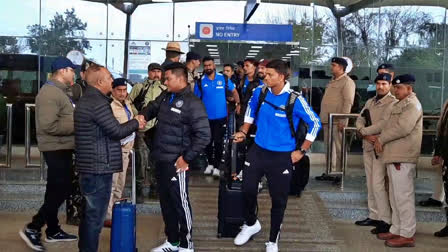 India and England Cricket Team in Dharamshala