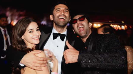 Ananya-Aditya's Romance Gets Thumbs-up from Ranbir in Pic from Anant-Radhika's Pre-wedding Bash