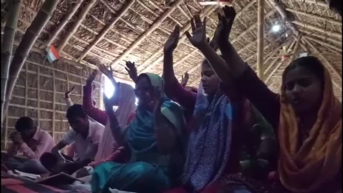 श्रावस्ती में प्रार्थना सभा.