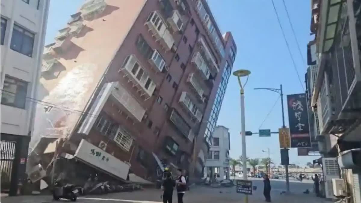 Severe earthquake in Taiwan