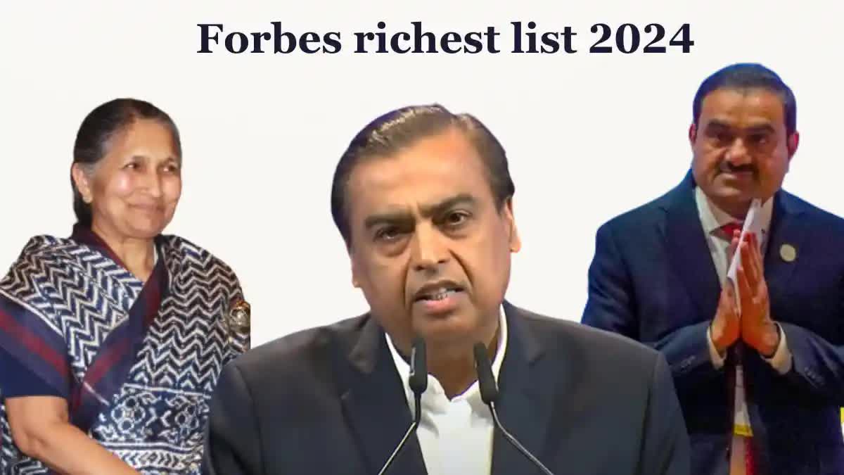 Etv BharatForbes Richest List 2024