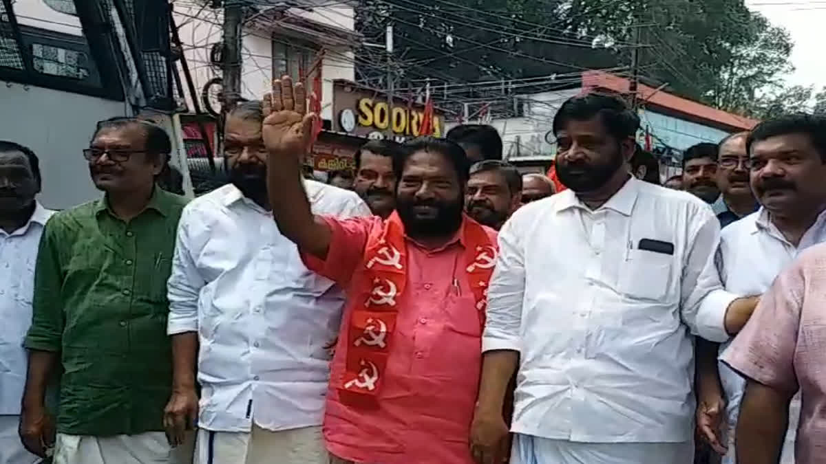 V JOY ATTINGAL LDF  LOK SABHA ELECTION  ATTINGAL LDF CANDIDATE NOMINATION  ATTINGAL LOK SABHA CONSTITUENCY