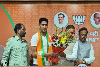 Vijender Singh, India's first Olympic medallist in boxing and a Congress leader, has joined the Bharatiya Janata Party (BJP) on Wednesday.