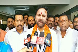 Kishan Reddy is on Lok Sabha Election Campaign in Musheerabad