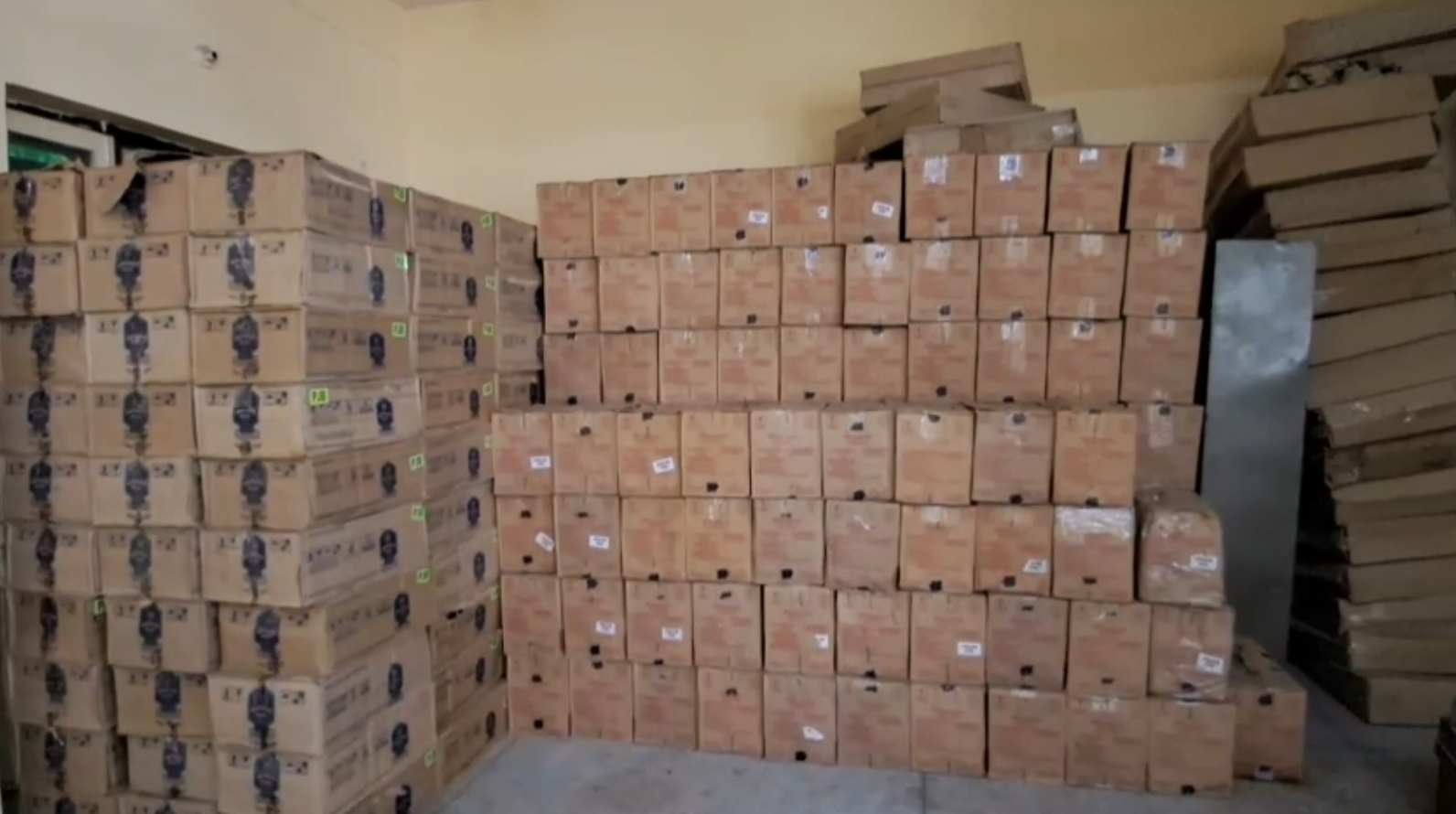 Ambala police caught a truck full of liquor was being taken to Bihar from Amritsar hidden under sacks of paddy husk