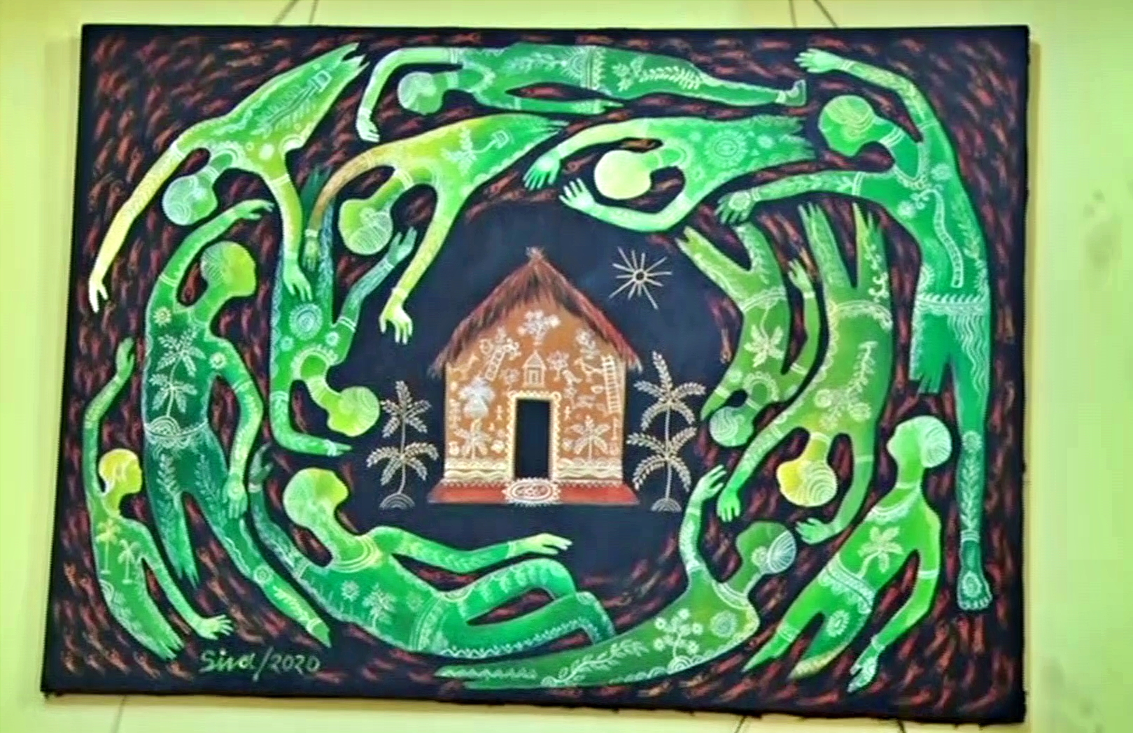 Artist Siva Prasad Marar's art