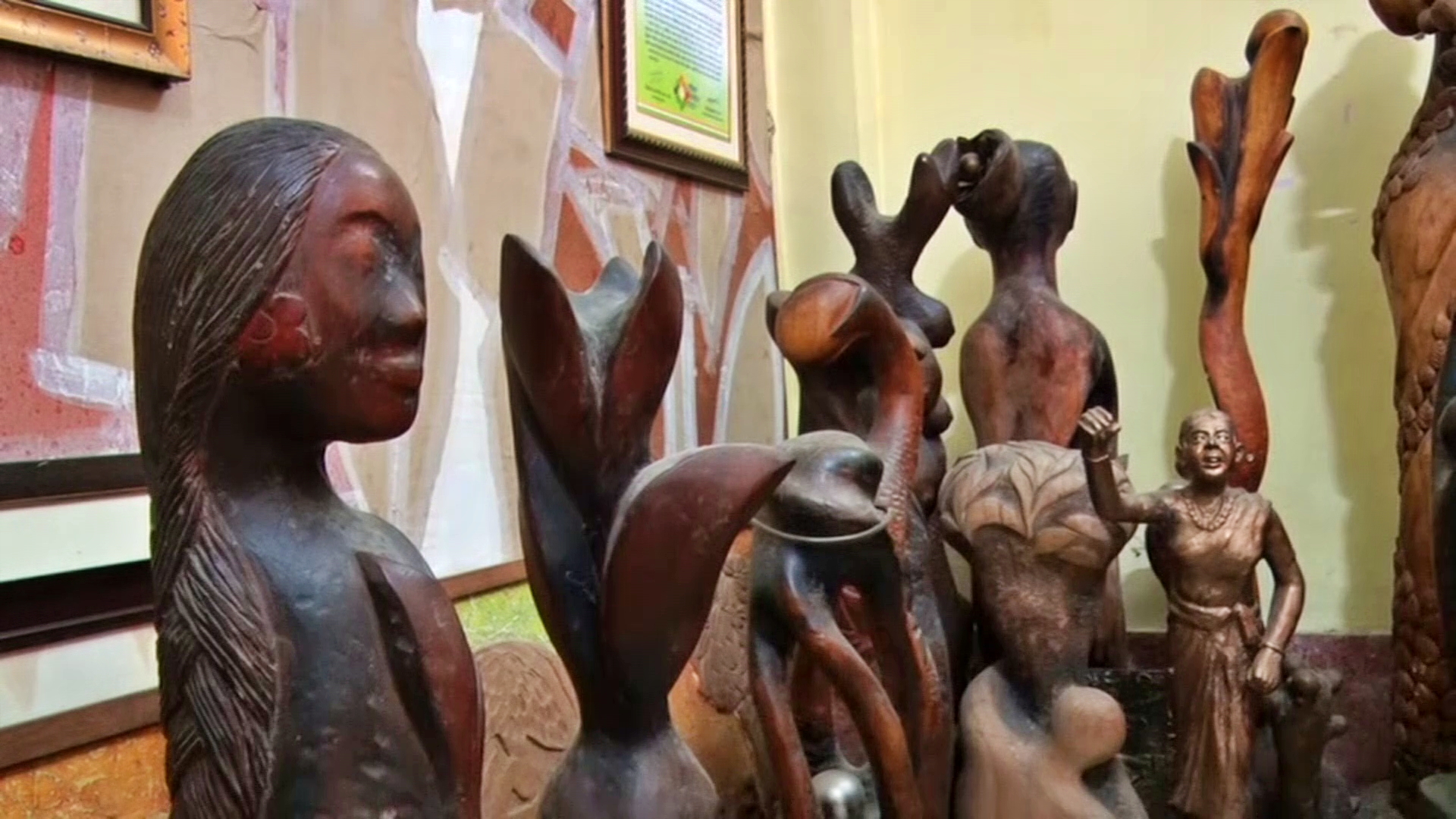 Artist Siva Prasad Marar's art