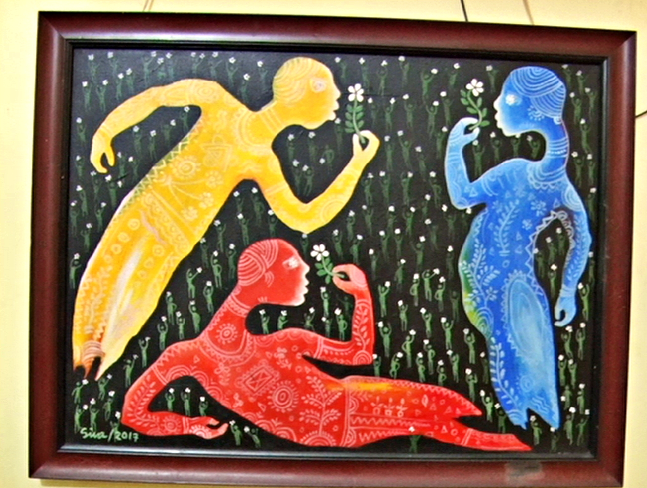 Artist Siva Prasad Marar's art