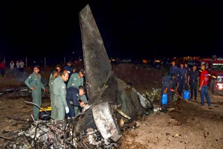 jaguar fighter plane crash in Jamnagar Gujarat
