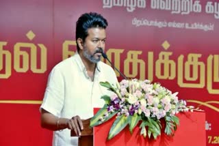 தவெக தலைவர் விஜய்